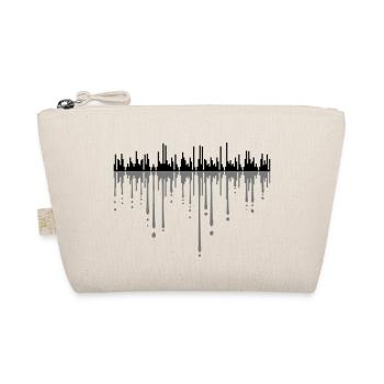 soundtrack graffiti drops mirroring sound play cool - Organic Pouch - nature - Front