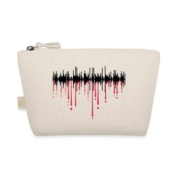 blood soundtrack drops graffiti mirroring sound play - Organic Pouch - nature - Front