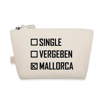 Singel Vergeben Mallorca Spruch - Bio-Täschchen - Natur - Vorne