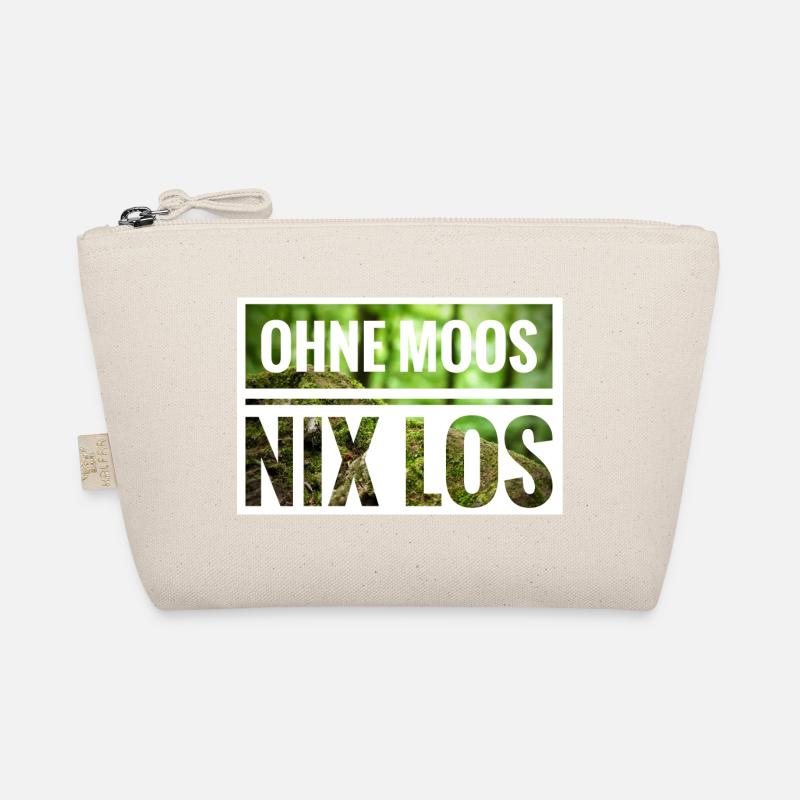 Ohne Moos Nix Los Moss Schrift - Bio-Täschchen - Natur