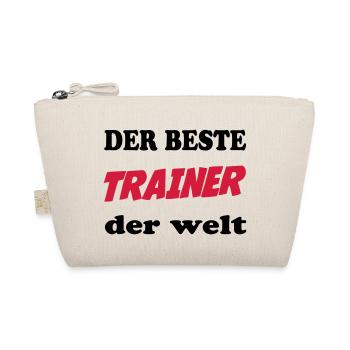 Der beste trainer der welt - Bio-Täschchen - Natur - Vorne