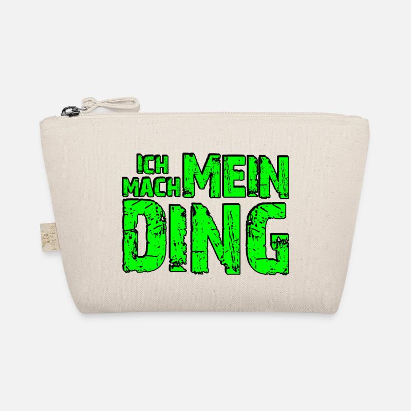 Ich mach mein Ding - grün - Bio-Täschchen - Natur