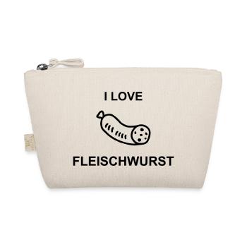 I Love Fleischwurst - Bio-Täschchen - Natur - Vorne