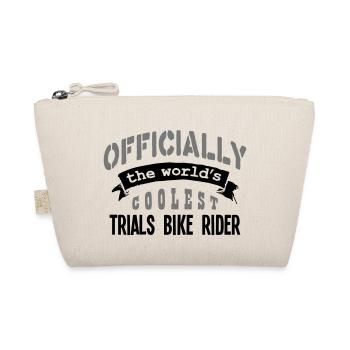 trials bike rider officially the worlds - Organic Pouch - nature - Front