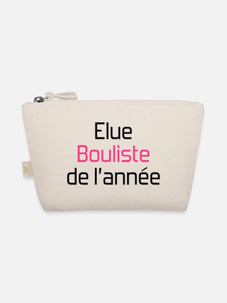 Petanque / Boules / Sport / Spiel - Bio-Täschchen - Natur - Vorne
