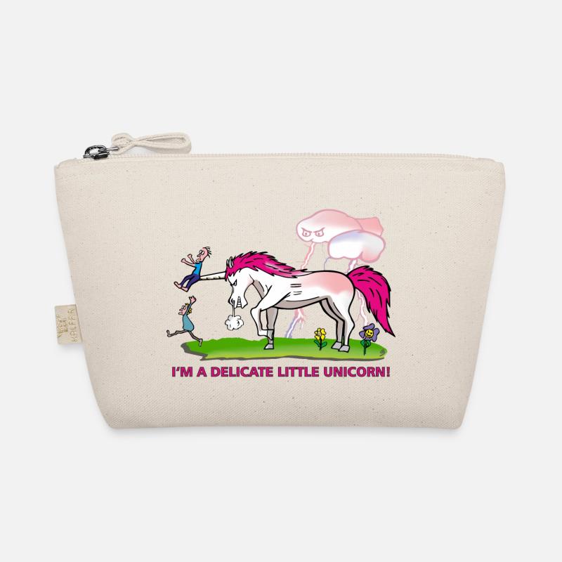 Delicate Unicorn - Zierliches Einhorn Bio-Täschchen
