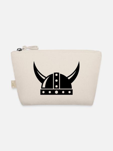 Viking Helmet - Organic Pouch - nature - Front