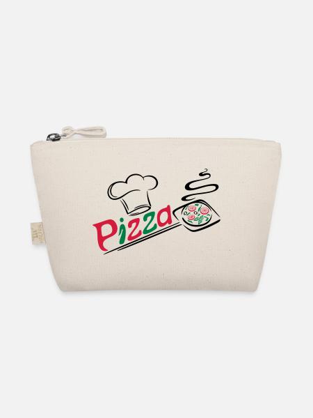 Pizza baker with cooking cap - Organic Pouch - nature - Front