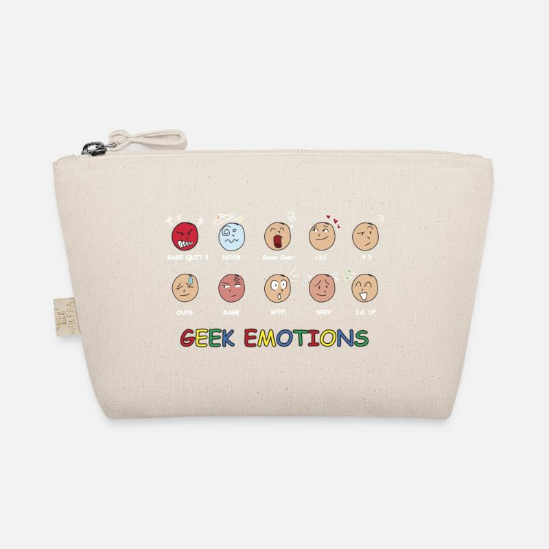 GEEK EMOTIONS - Texte BLANC Trousse biologique