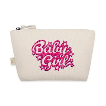 Baby Girl (Pink Leopard) - Organic Pouch - nature - Front