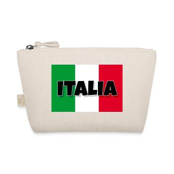 Italia - Flagge von Italien - Bio-Täschchen - Natur - Vorne