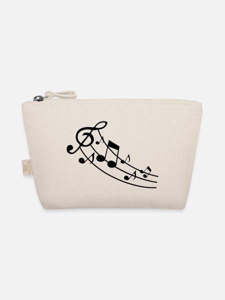 music design musiknote - Bio-Täschchen - Natur