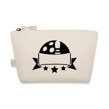 stars banner text field write bowling strike text - Organic Pouch - nature - Front