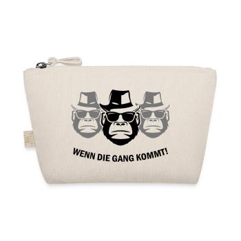 wenn_die_gang_kommt_02 - Bio-Täschchen - Natur - Vorne