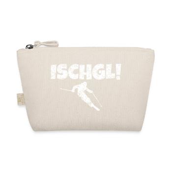 Ischgl skieur (blanc) après-ski neige hiver - Trousse biologique - nature - Devant