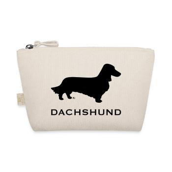 Longhaired dachshund - Organic Pouch - nature - Front