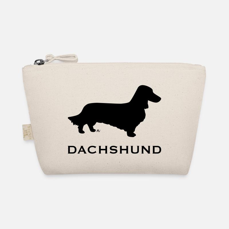 Langhaariger Dackel Bio-Täschchen