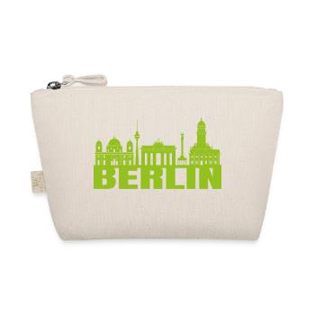 Skyline Berlin Germany landmark gift - Organic Pouch - nature - Front