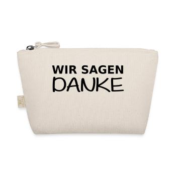 Wir sagen Danke - Bio-Täschchen - Natur - Vorne