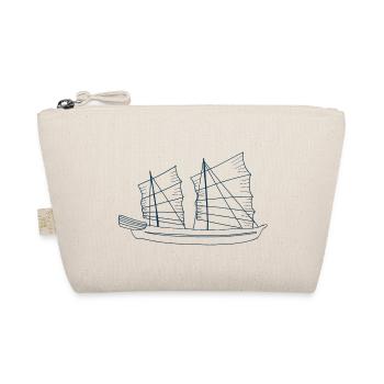 Sailboats a perfect gift for sailors and sailors - Organic Pouch - nature - Front