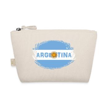 Argentinien flag2 - Bio-Täschchen - Natur - Vorne