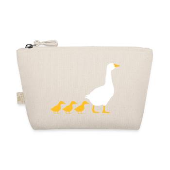 Family geese design - Organic Pouch - nature - Front