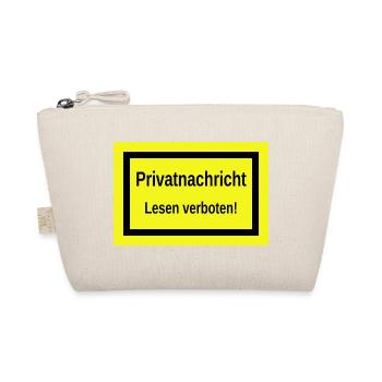 Lustiger Spruch - Bio-Täschchen - Natur - Vorne