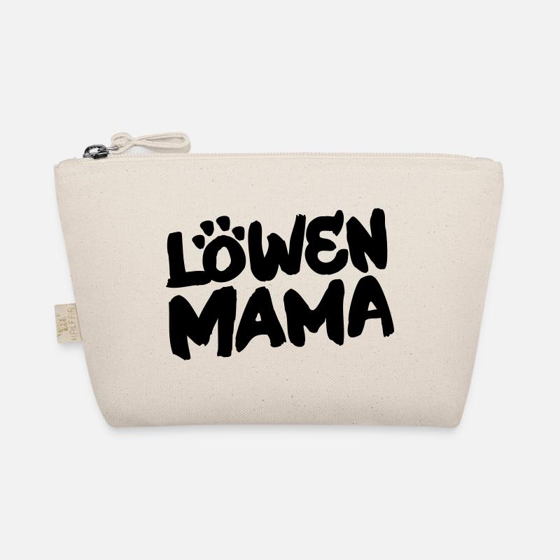 Stolze Löwenmama - Bio-Täschchen - Natur