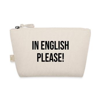 en anglais s'il vous plait - Trousse biologique - nature - Devant