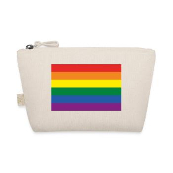 Drapeau LGBT - Drapeau de la Gay Pride - Trousse biologique - nature - Devant