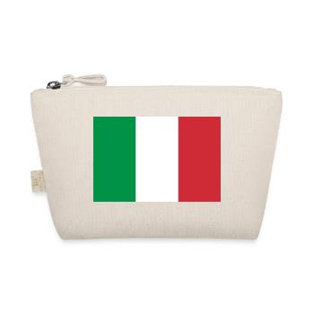 sticker flag of Italy flag Italy Fahne Flagge - Organic Pouch - nature - Front