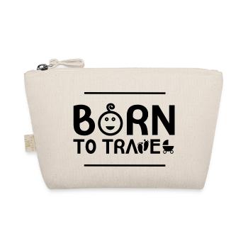 Born To Travel - Organic Pouch - nature - Front