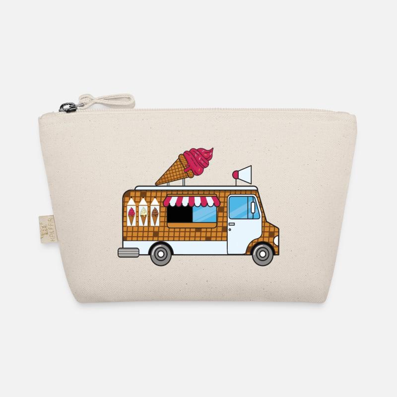 Chariot de glace, glacier, marchand de glace, glace, waffle - Trousse biologique - nature