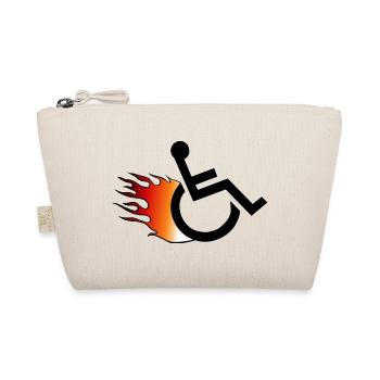 Fauteuil roulant enflammé. Fauteuil roulant avec flammes # - Trousse biologique - nature - Devant