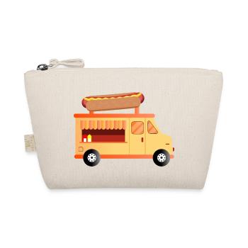 Simple food truck hot dog Illustration - Organic Pouch - nature - Front