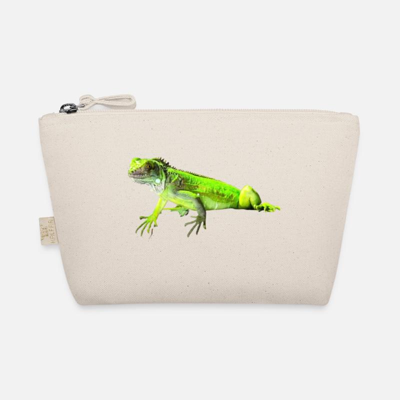 Leguan - Bio-Täschchen - Natur