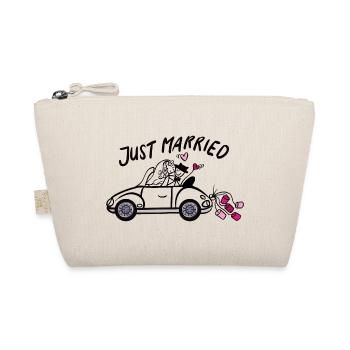 Voiture de mariage amoureuse des cœurs - Trousse biologique - nature - Devant