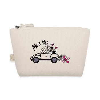 Warm wedding cart for couples - Organic Pouch - nature - Front