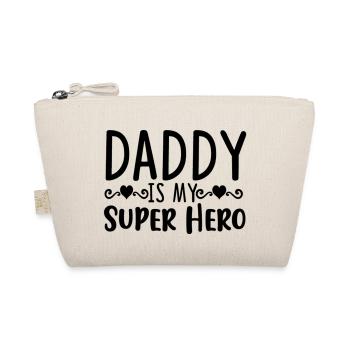 Papa est mon super héros - Trousse biologique - nature - Devant