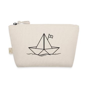 Papierboot Papierschiff - Bio-Täschchen - Natur - Vorne