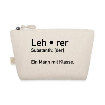 Lehrer - Bio-Täschchen - Natur - Vorne