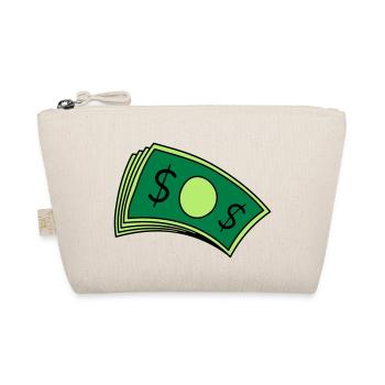 Geld Haufen Scheine - Bio-Täschchen - Natur - Vorne