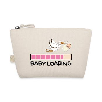 Chargement de bébé Cigogne Grossesse Ventre de bébé - Trousse biologique - nature - Devant