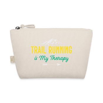 Trailrunning ist meine Therapie - Bio-Täschchen - Natur - Vorne