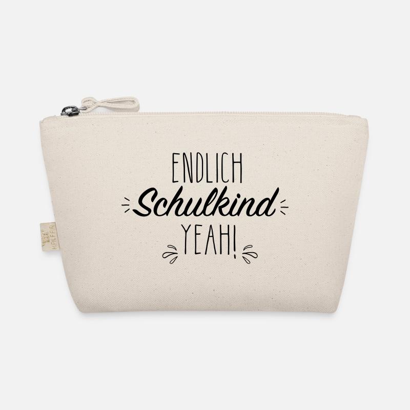 Endlich Schulkind yeah Bio-Täschchen