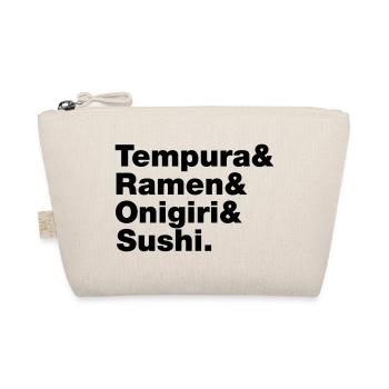 Japanese Foods Tempura & Ramen & Onigiri & Sushi. - Organic Pouch - nature - Front