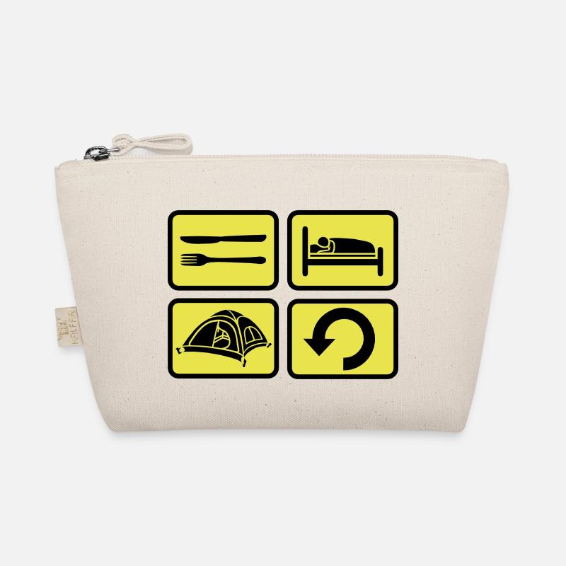 Repeat wilderness camping daily Organic Pouch