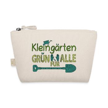 Kleingärten Grün für alle grunge 1 - Bio-Täschchen - Natur - Vorne