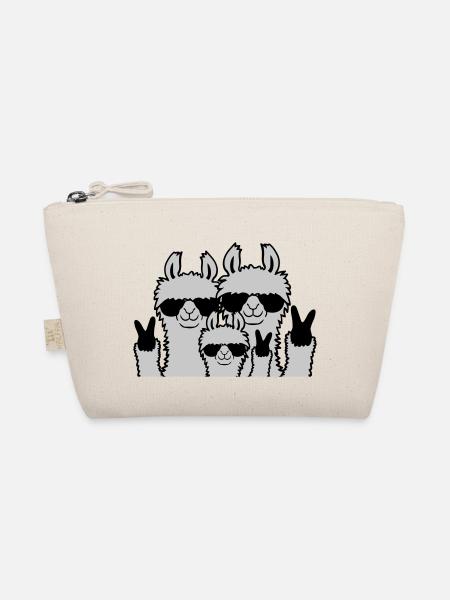 Famille Paix Lama Parents - Trousse biologique - nature - Devant