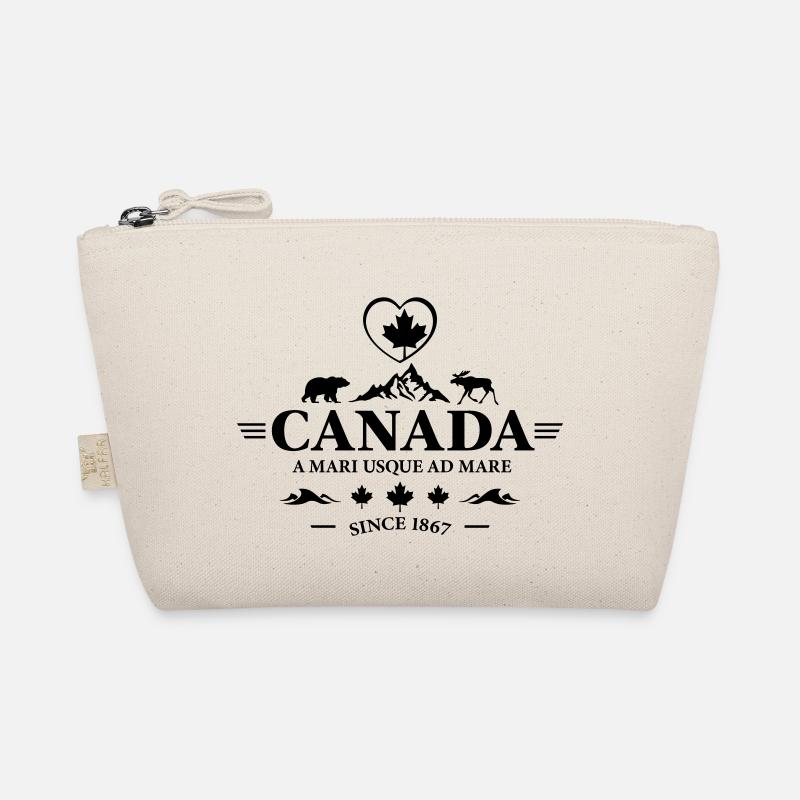 Canada Vancouver Montreal Toronto Maple Leaf Bears Organic Pouch